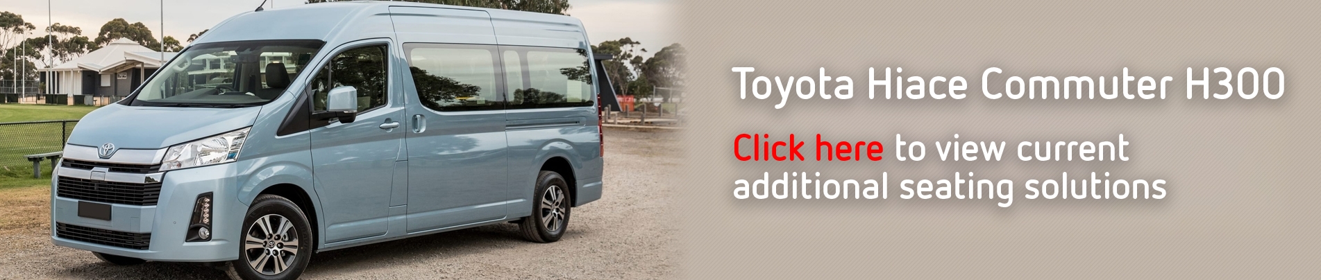 View the all new Toyota Commuter product range!