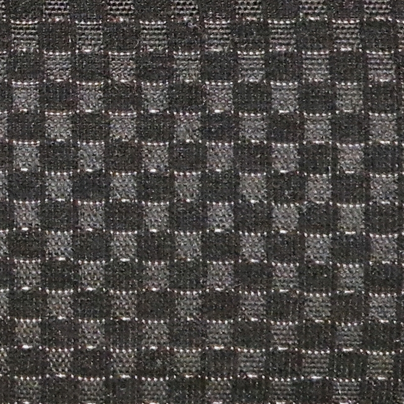 Silver Black Velour / Plain Black Fabric Seating Fabric Standard with INTERLINE Seating