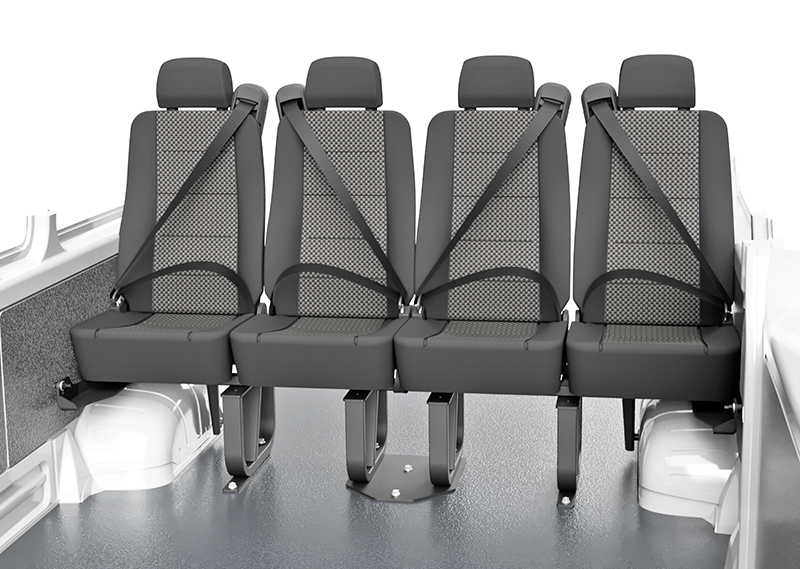 INTERLINE Quad Seat 11 Seat Conversion Techsafe Automotive